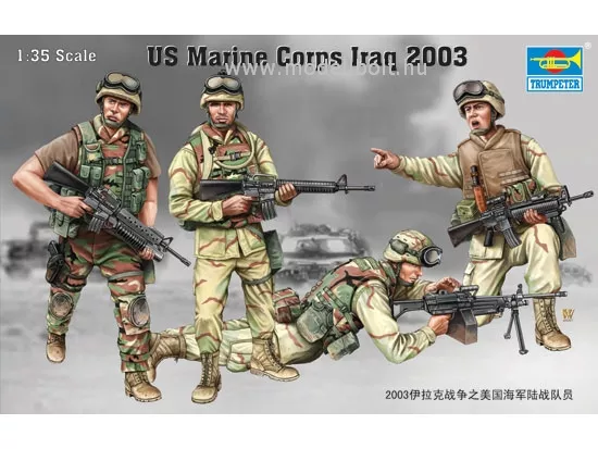 Trumpeter - US Marine Corps Irak 2003